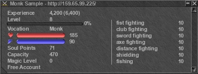 Signature for player Monk Sample