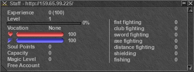 Signature for player Staff